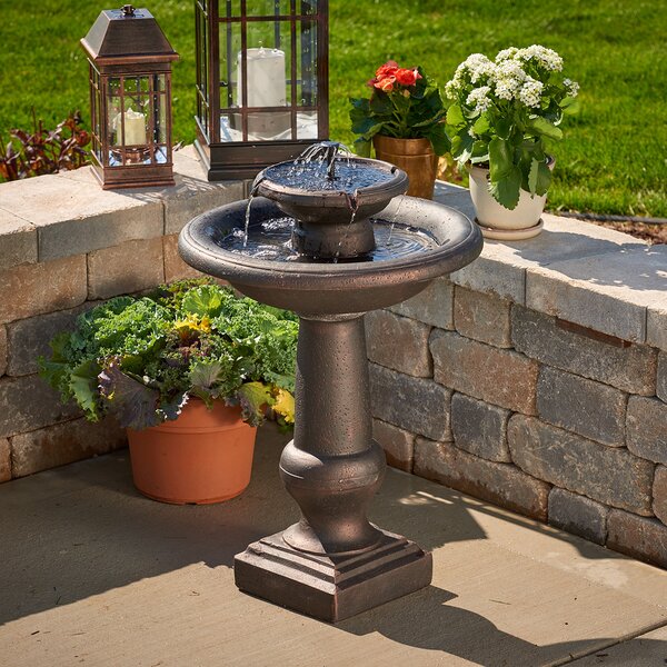 bird bath fountain electric